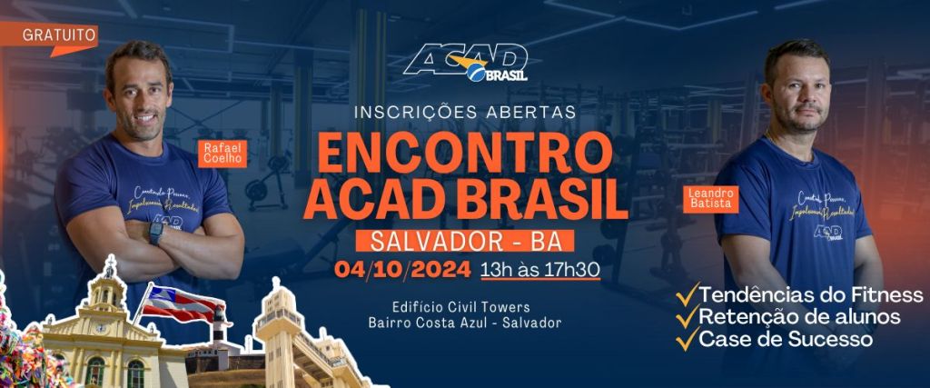 Encontro ACAD Bahia já tem inscrições abertas